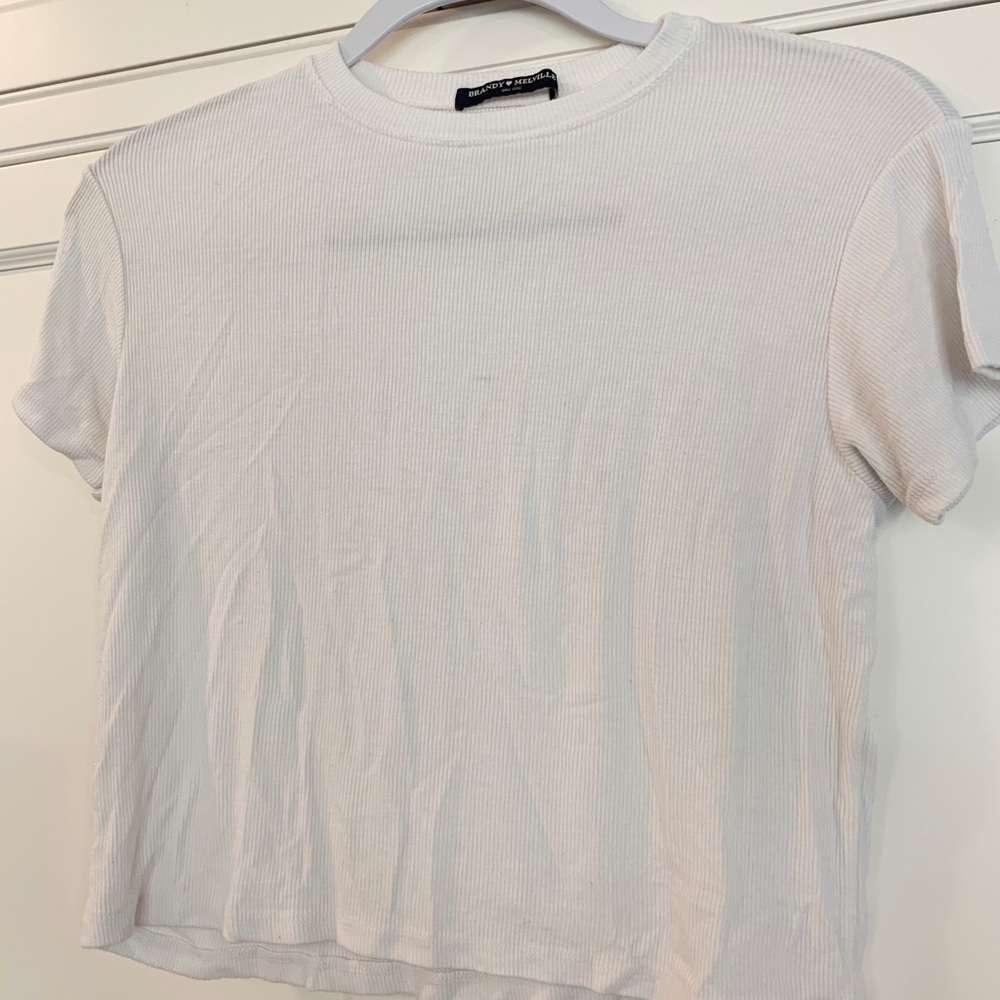 Brandy Melville White Tee